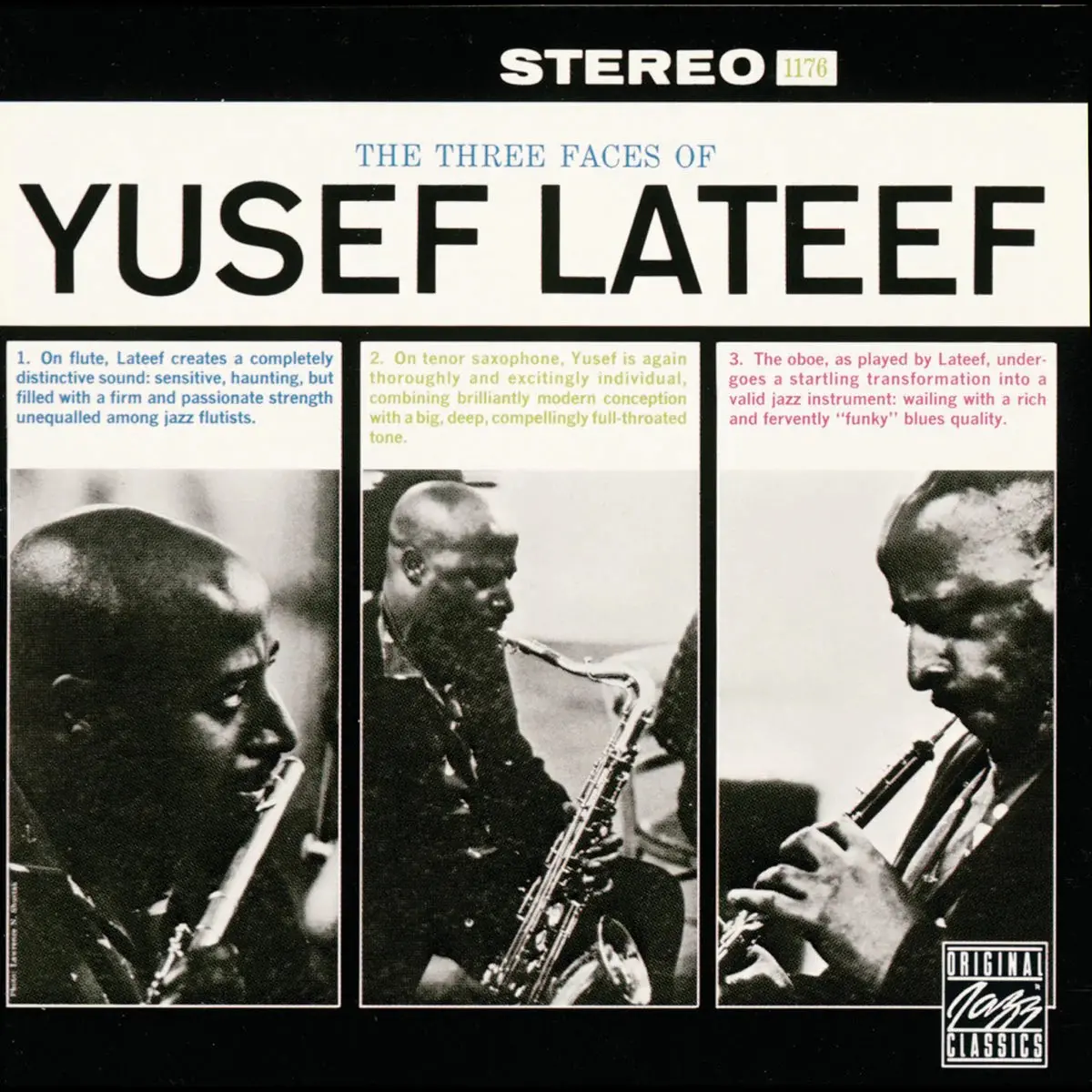 Yusef Lateef- The Three Faces Of Yusef Lateef (Vmp Pressing) 1