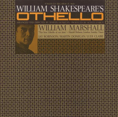 William Marshall- Othello: William Shakespeare (Cd) 1