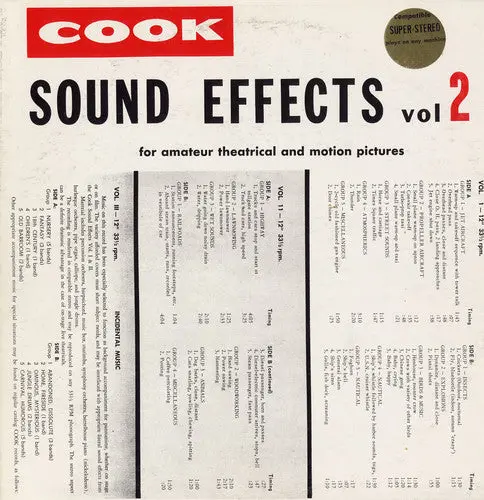 Sound Effects- Sound Effects 2 / Various (Cd) 1