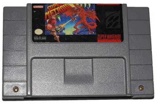 Super Metroid (Cartridge Only; Label Damage) 1