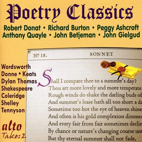 Poetry Classics-Great Voices- Poetry Classics: Great Voices (Cd) 1