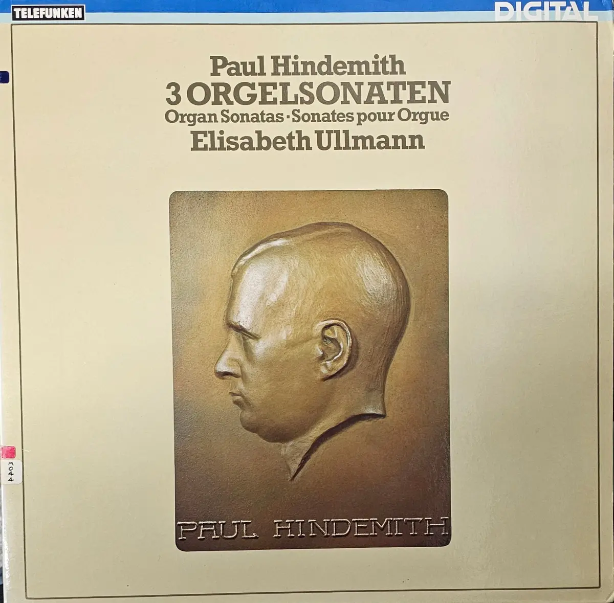 Hindemih- 3 Orgelsonaten (Elisabeth Ullman, Organ)(German Press) 1