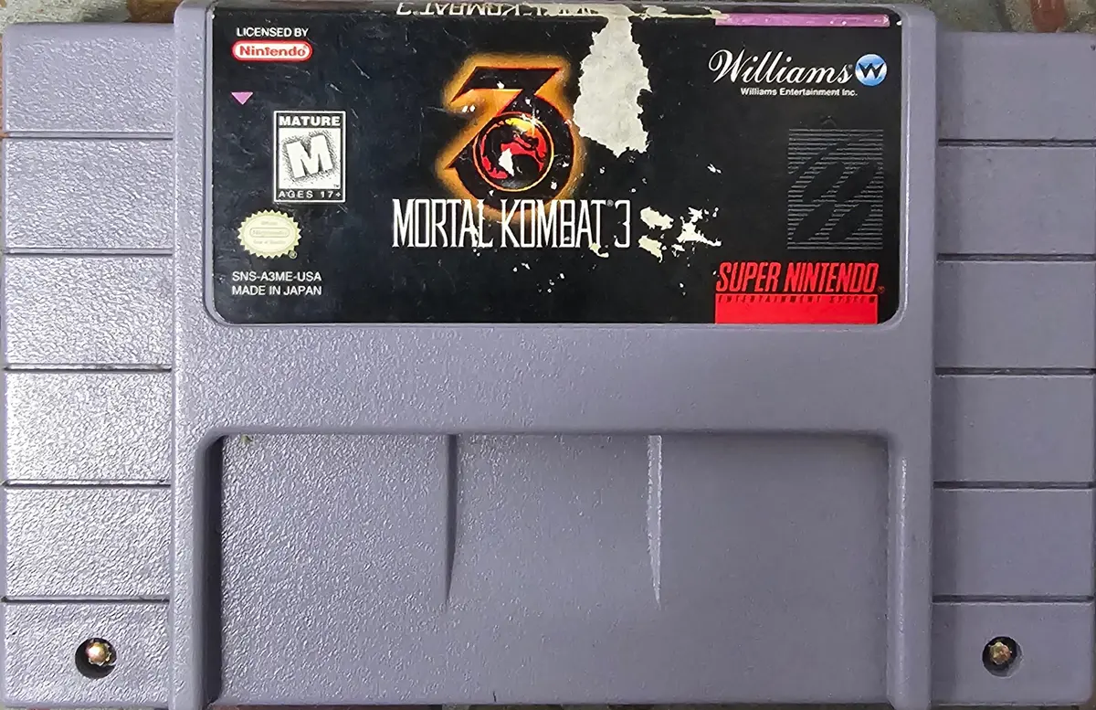 Mortal Kombat 3 (Cartridge Only; Label Damage) 1