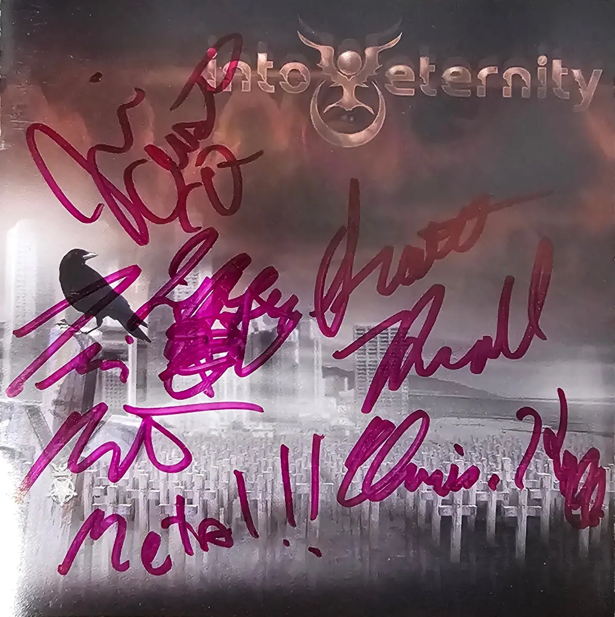 Into Eternity- Dead Or Dreaming (Signed) 1