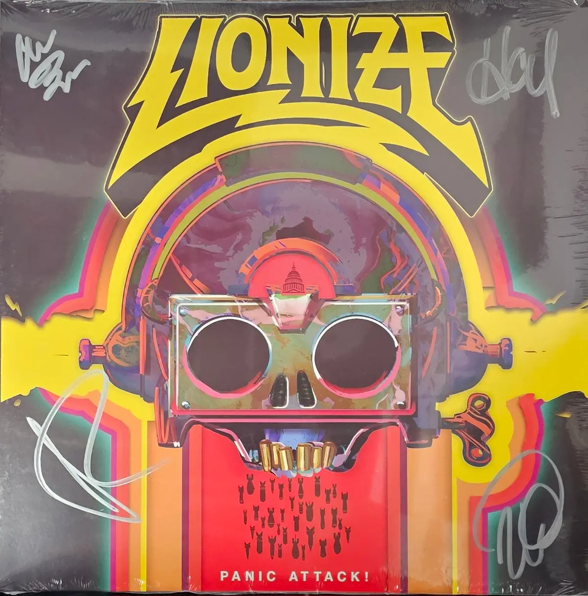 Lionize- Panic Attack (Numbered Vinyl W/ Signed Cover)(Sealed) 1