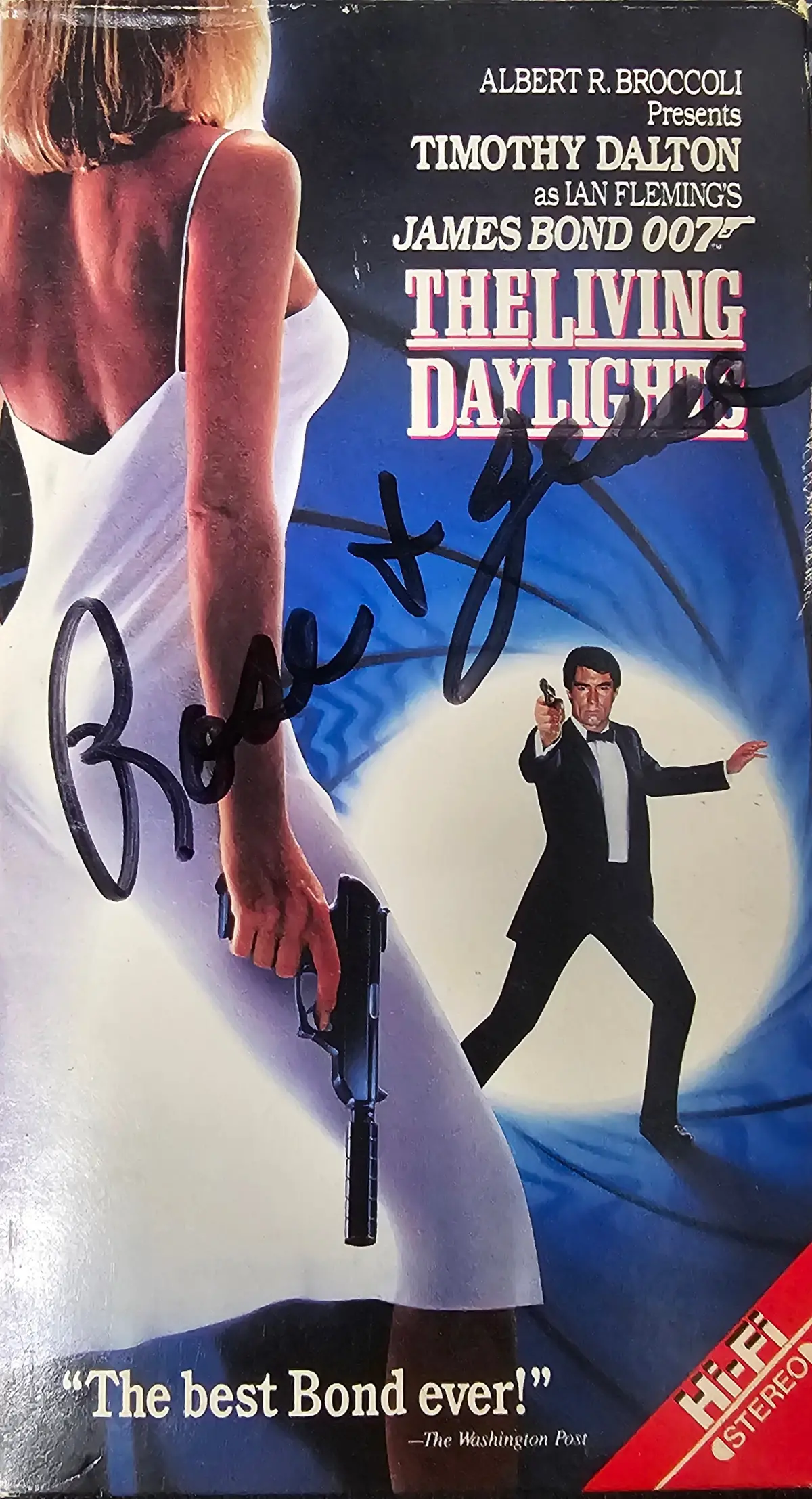 007 James Bond: The Living Daylights (Writing On Box) 1