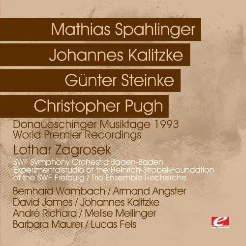 Donaueschinger Musiktage 1993-World Premier Record- Donaueschinger Musiktage 1993 (Cd) 1