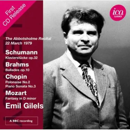 Schumann / Emil Gilels- Legacy: Gilels Abbotsholme Recital (Cd) 1