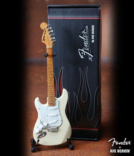 Axe Heaven Fender Lefty Stratocaster Cream Mini Guitar Replica Fs-004 1