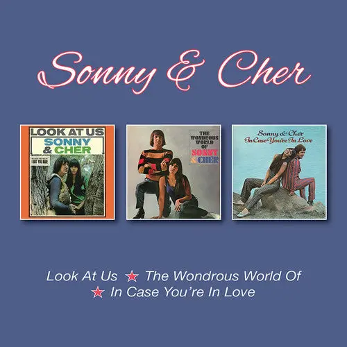Sonny & Cher- Look At Us / Wondrous World Of / In Case You're In (Cd) 1