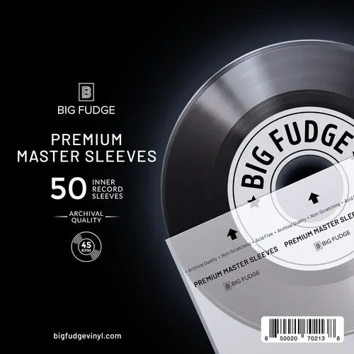 Big Fudge 7" 45Rpm Vinyl Record Premium Master Inner Sleeves (50 Pack) 1