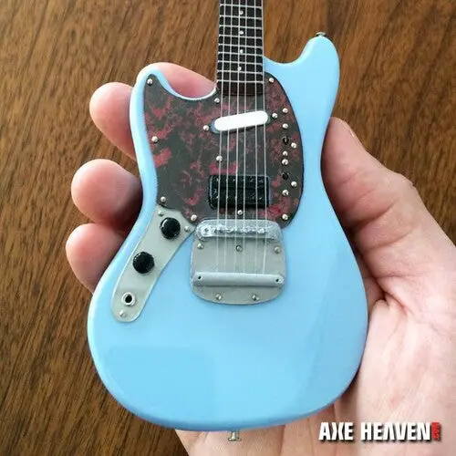 Axe Heaven Fender Mustang Sonic Blue Mini Guitar Replica Fm-001 1