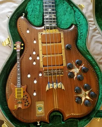 Axe Heaven Phil Lesh Osiris Mission Control Mini Bass Guitar Replica Pl-410 1