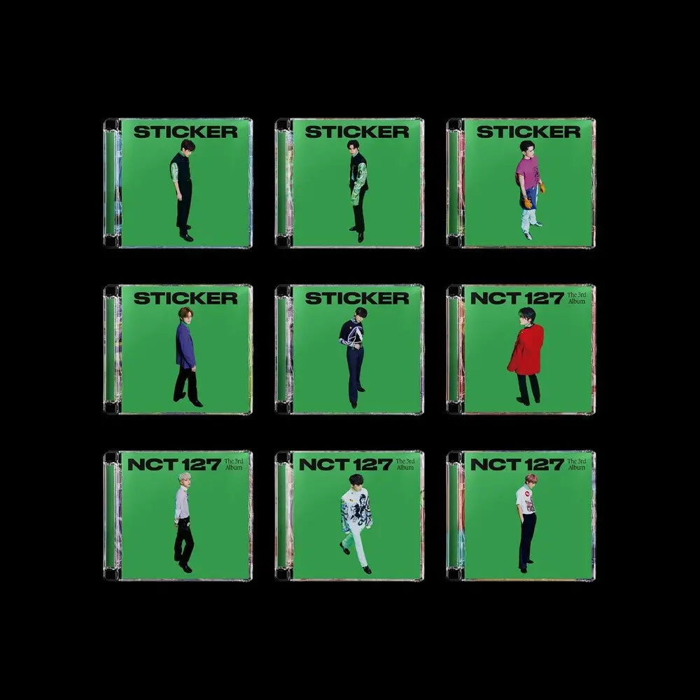 Nct 127- The 3Rd Album 'Sticker' [Jewel Case Ver.] [Random Cover] (Cd) 1