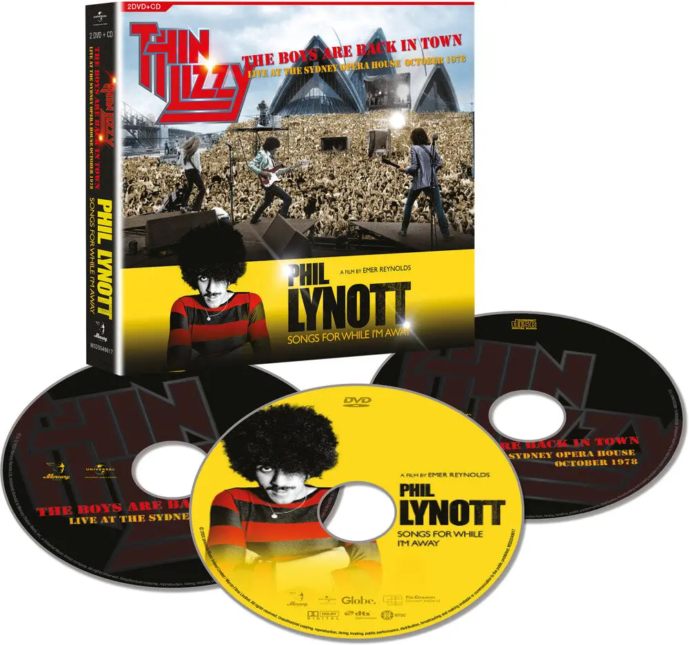 Phil Lynott + Thin Lizzy- Songs For While I'm Away + The Boys Are Back In Town [2Dvd/Cd] 1