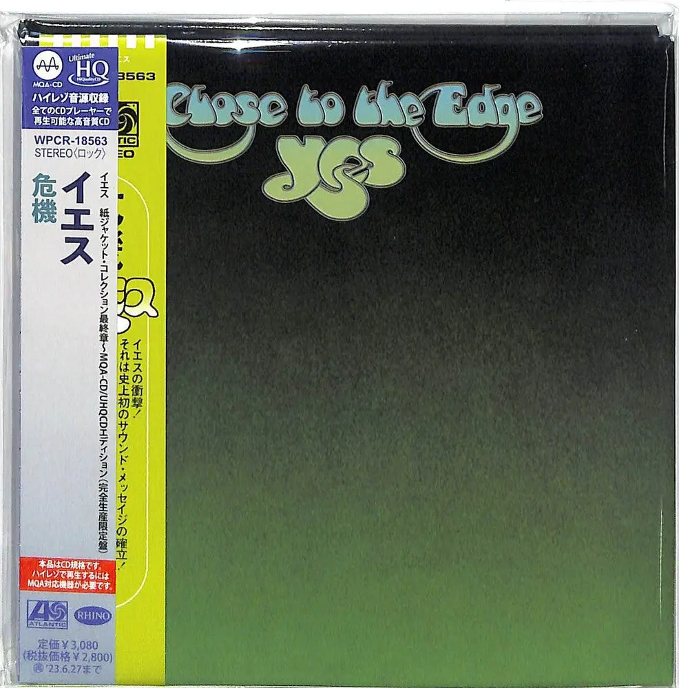 Yes- Close To The Edge - Uhqcd X Mqa-Cd / Paper Sleeve 1