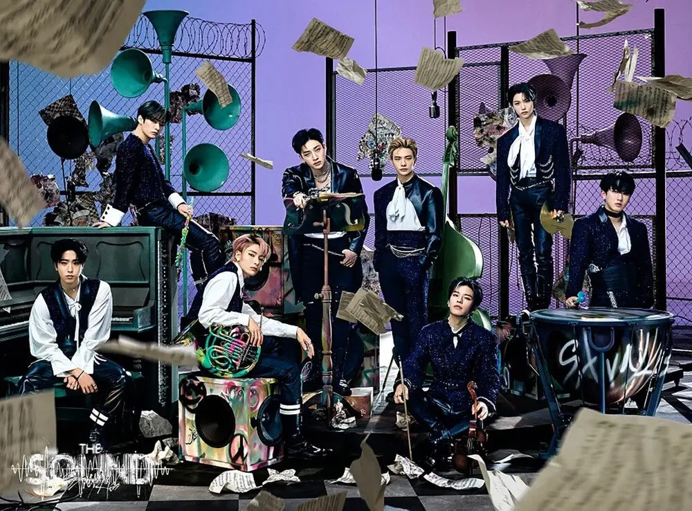 Stray Kids- Sound - Version A (Post) (Stic) (Phob) (Phot) (Cd) 1