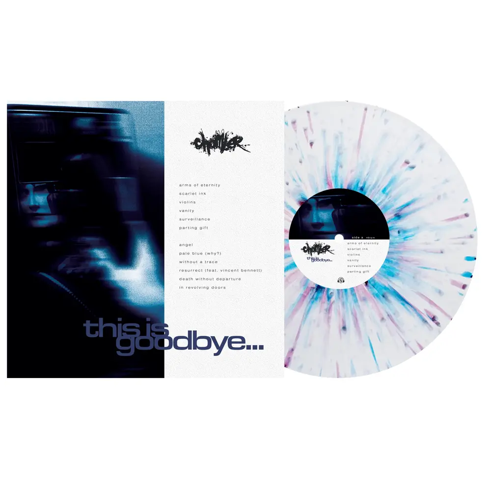 Chamber- This Is Goodbye... [White With Magenta And Blue Dot Splatter] 1