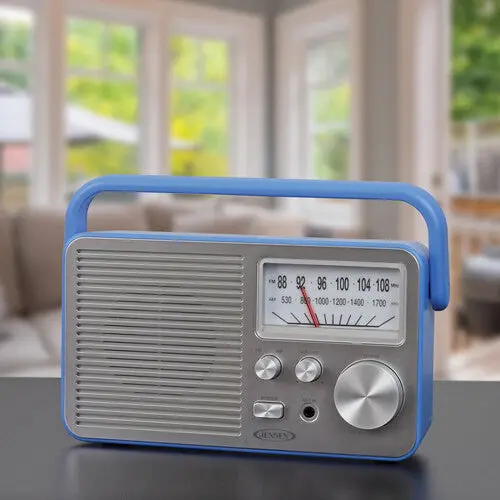 Jensen Mr750bl Personal Am/Fm Radio (Blue) 1