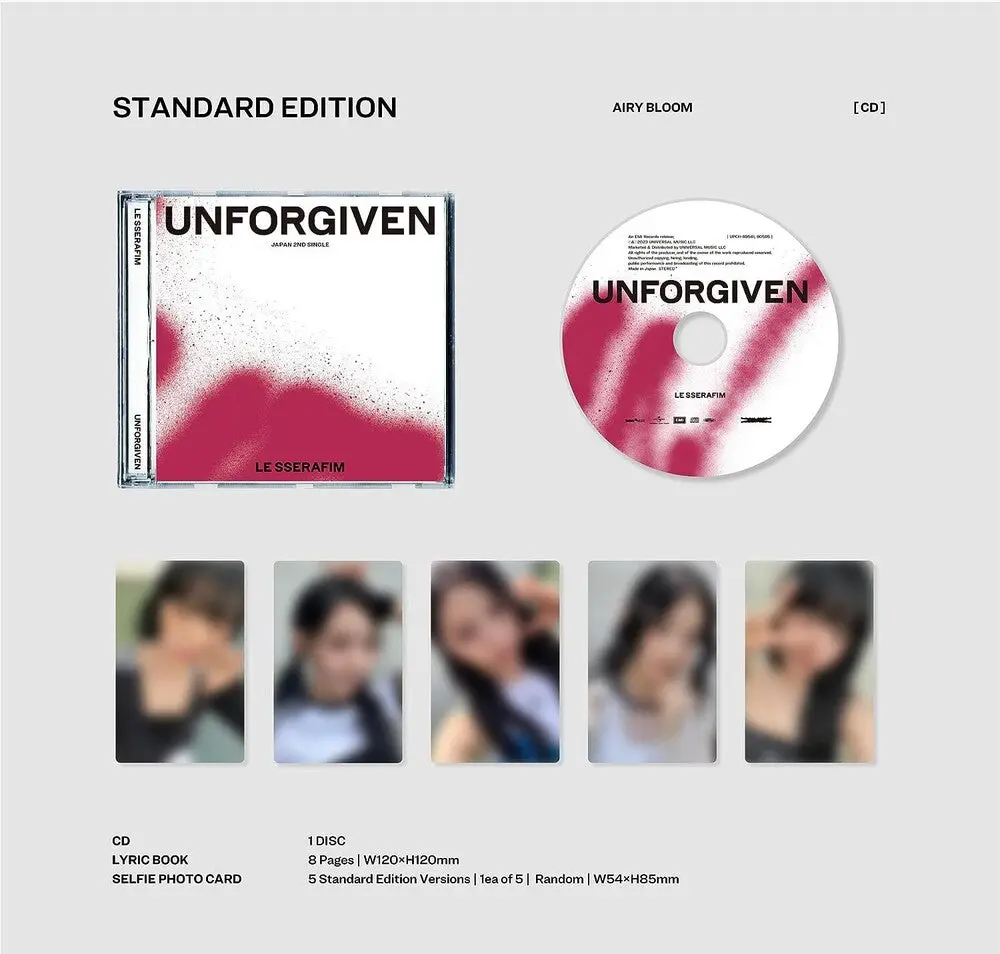 Le Sserafim- Unforgiven [Standard Edition Cd] 1