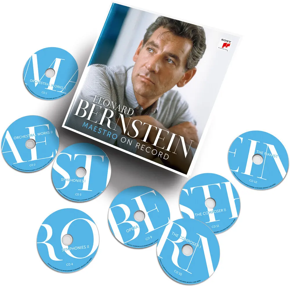 Leonard Bernstein- Leonard Bernstein - Maestro On Record (Box) (Cd) 1