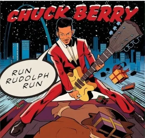 Chuck Berry- Run Rudolph Run / Merry Christmas Baby (Green 7") (Sleeve Creasing) 1