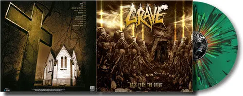 Grave- Back From The Grave - Splatter Green Vinyl (Indie Exclusive Vinyl) 1