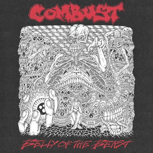 Combust- Belly Of The Beast (Clear W/Black & Red Splatter Vinyl) 1