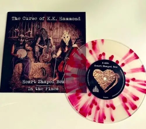 K.K. Hammond- Heart Shaped Box / In The Pines - White Rabbit With Ruby Tuesday Splatter Vinyl 1