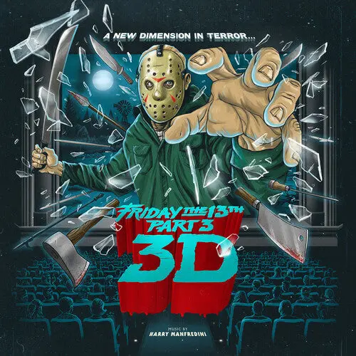 Friday The 13Th Part Iii Soundtrack (Lenticular Cover; Red / Blue Swirl Vinyl) 1
