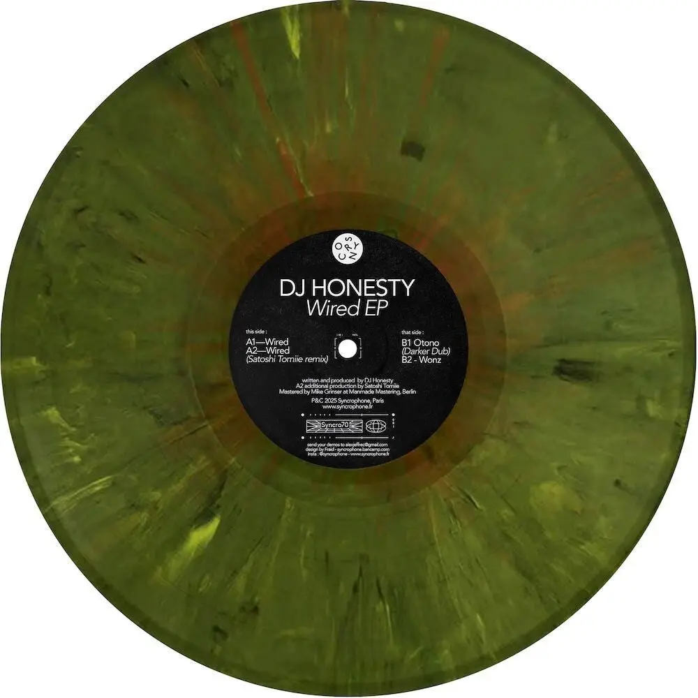 Dj Honesty- Wired (W / Satoshi Tomiie Remix) [Colored Vinyl] (Ep) (Grn) 1