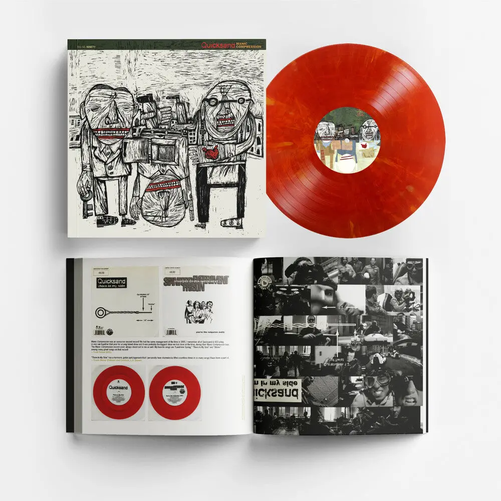 Quicksand- Manic Compression [Eruption Marble Vinyl Deluxe Book] 1
