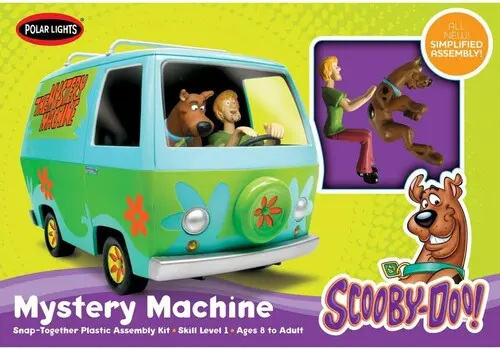 Scoobydoo Mystery Machine Snap Polar Lights Model Kit 1