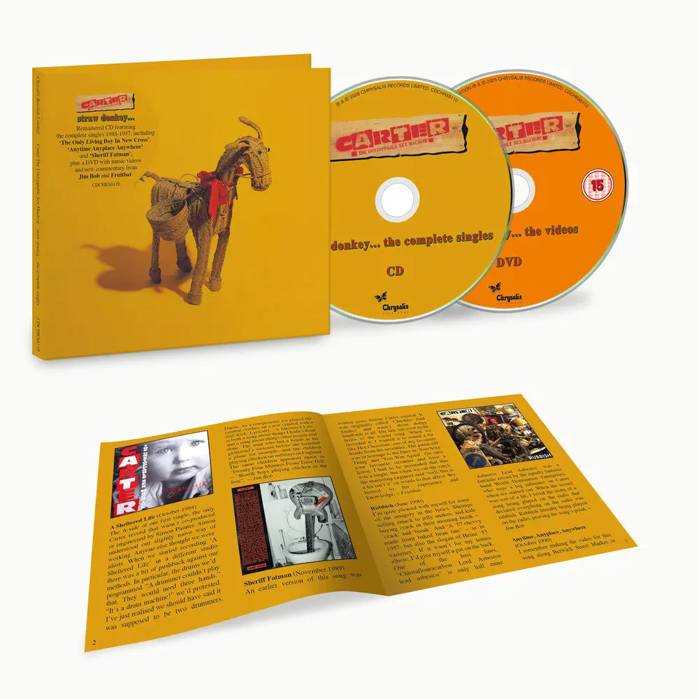 Carter The Unstoppable Sex Machine- Straw Donkey - The Complete Singles (Cd) 1