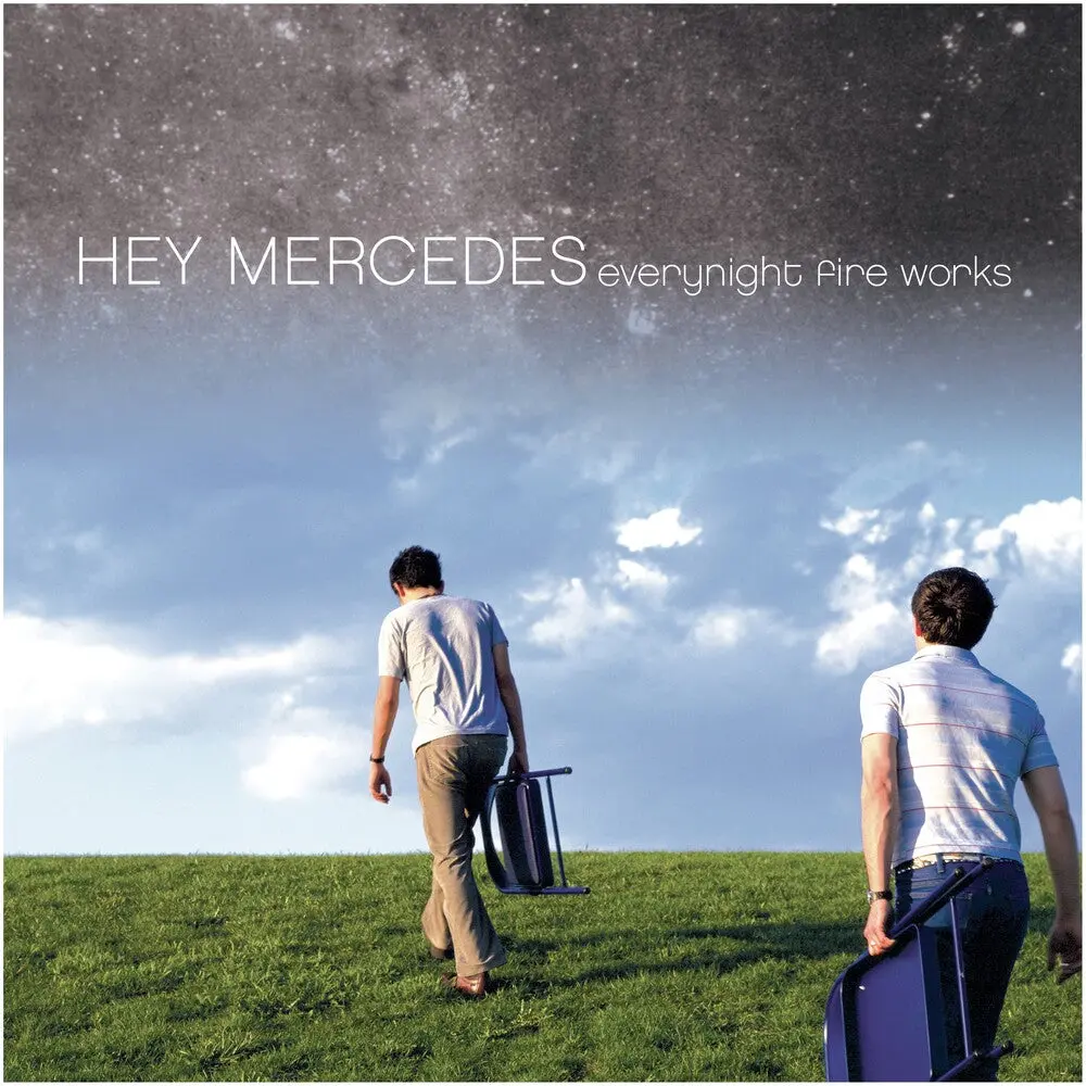 Hey Mercedes- Everynight Fire Works - Blue (Blue) [Colored Vinyl] (Gate) 1