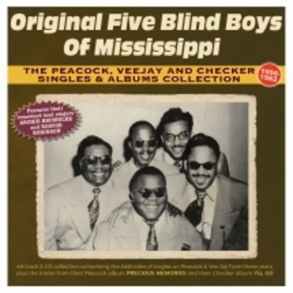 Original Five Blind Boys Of Mississippi- Peacock, Vee Jay And Checker Singles & Albums (Cd) 1