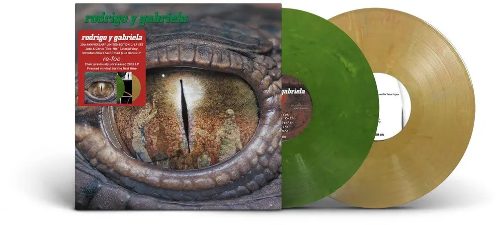 Rodrigo Gabriela  Y- Rodrigo Y Gabriela With Bonus Disc Re-Foc (20Th Anniversary Edition) [Jade & Citrus Colored Vinyl] (Preorder) 1