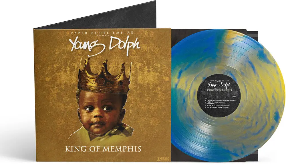 Young Dolph- King Of Memphis (10 Yr) - Royalty Blue/Gold (Blue) (Preorder) 1