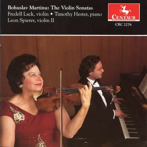 Martinu / Spierer / Lack / Hester- Violin Sonatas (Cd) 1
