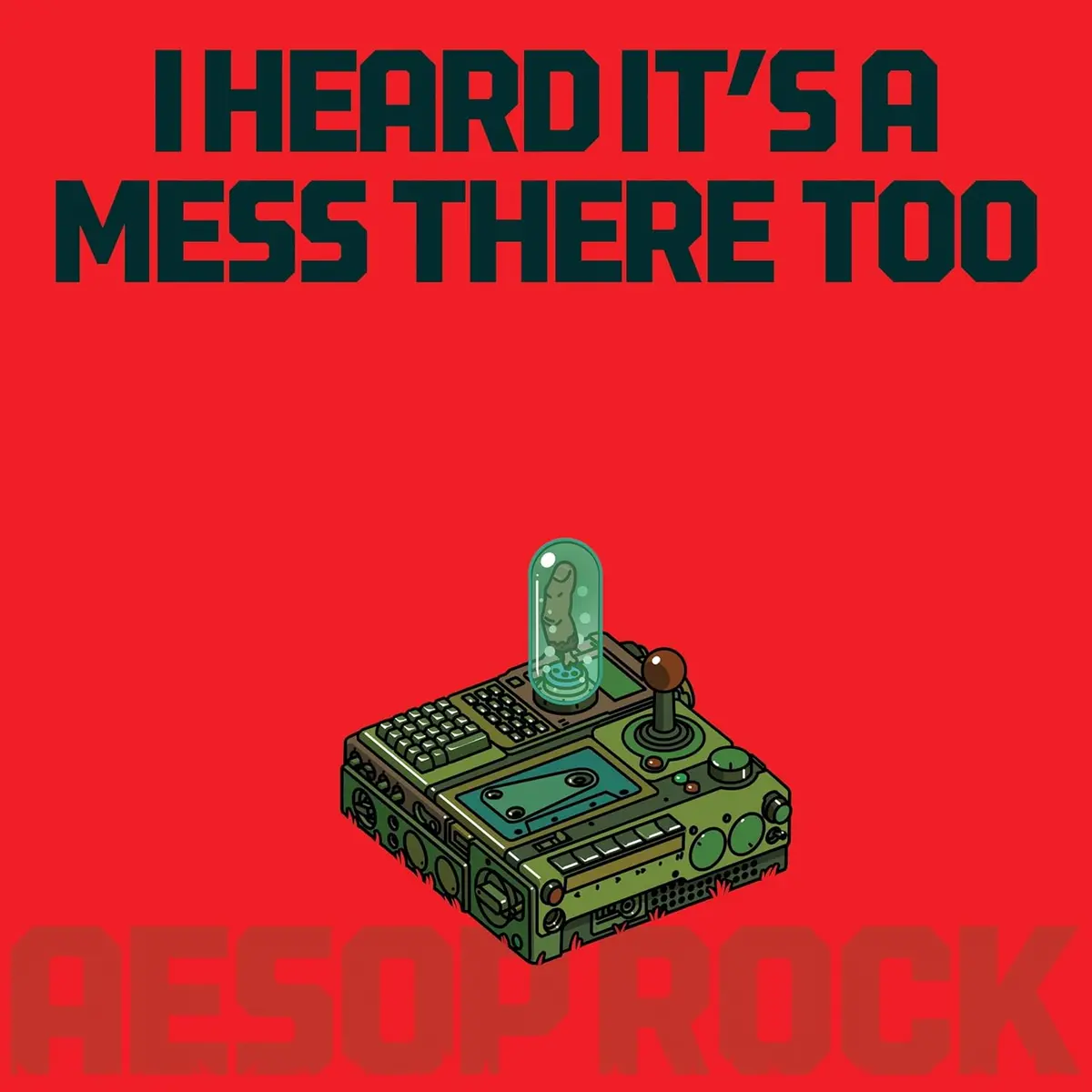 Aesop Rock- I Heard It's A Mess There Too (Red Vinyl)(Top Seam Split, Corner Ding) 1