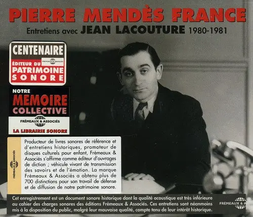 Pierre Mendes France- Pierre Mendes France: Entretiens Avec Jean Lacouture 1980-1981 (Cd) 1