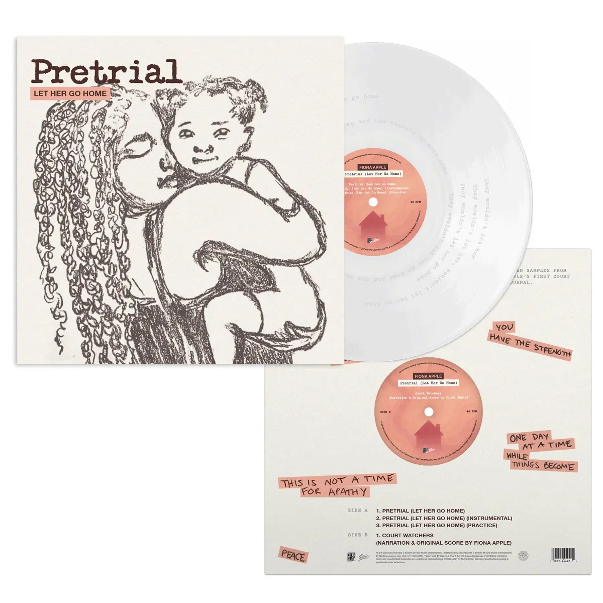 Fiona Apple- Pretrial (Let Her Go Home) (Clear Vinyl) 1