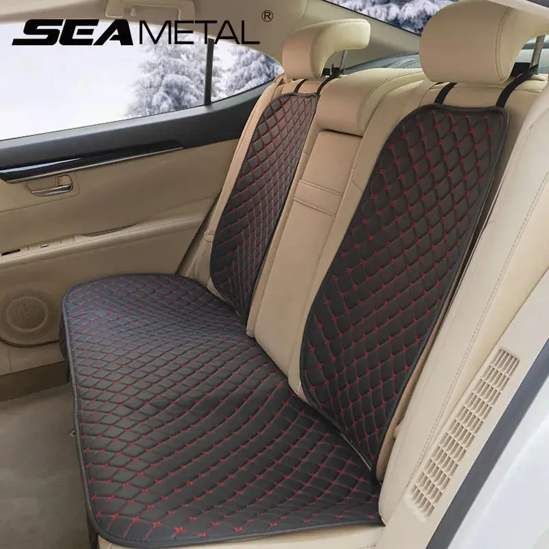4-Season Leather Car Seat Covers (Full Set – Front + Rear) 1