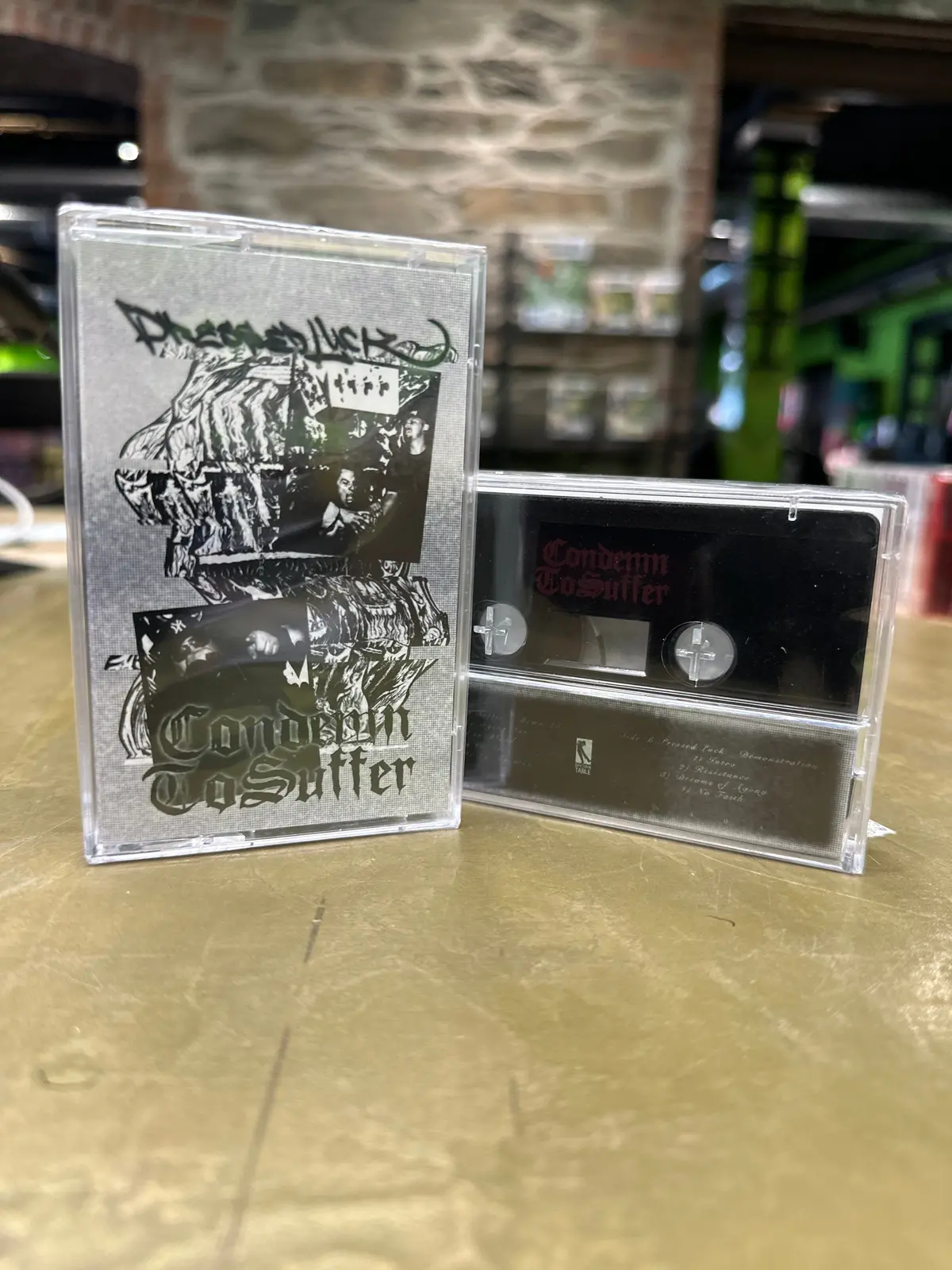 Condemn To Suffer- Pressed Luck (Brown Table) 1