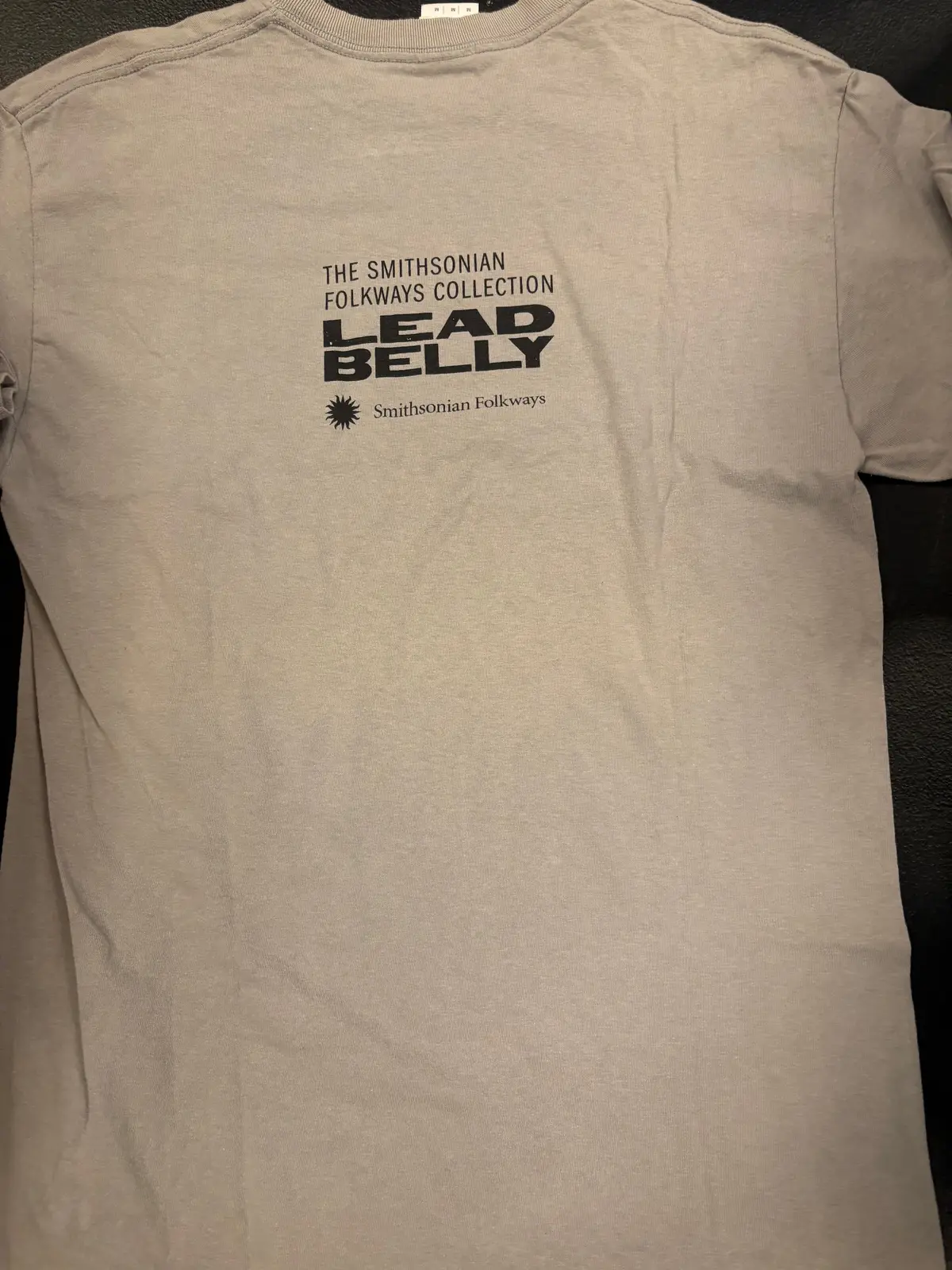 Lead Belly Smithsonian Folkways T-Shirt, Gray, M 2