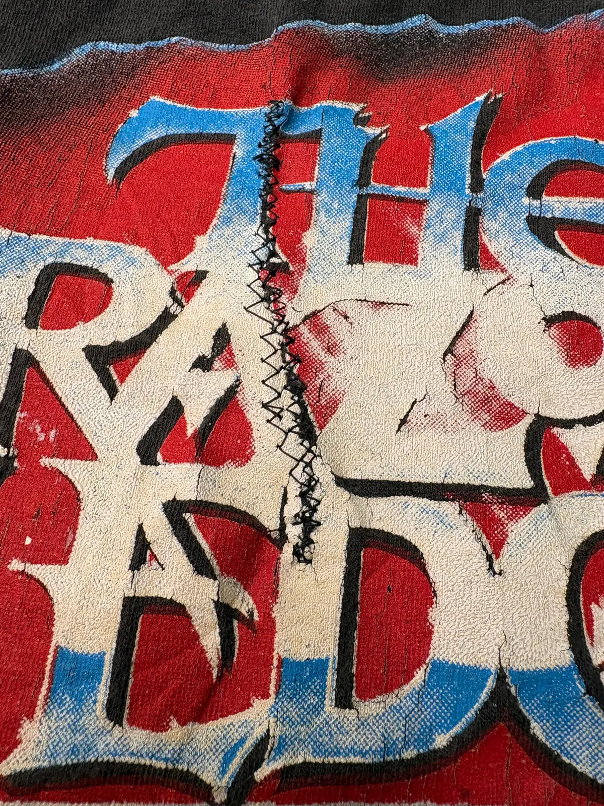 1991 Ac/Dc Razors Edge Tour T-Shirt, Black, Xl (Thrashed/Stitched, Priced Accordingly) 1