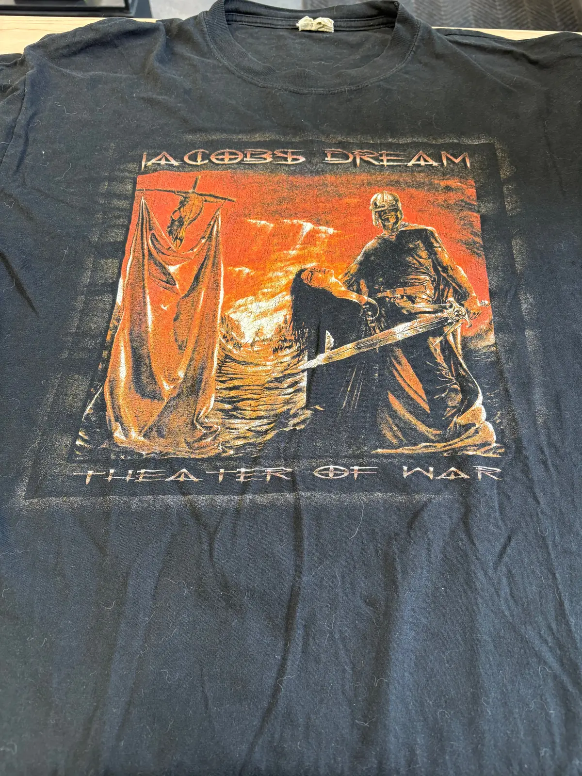 2001 Jacobs Dream Theater Of War T-Shirt, Black, Xl 1