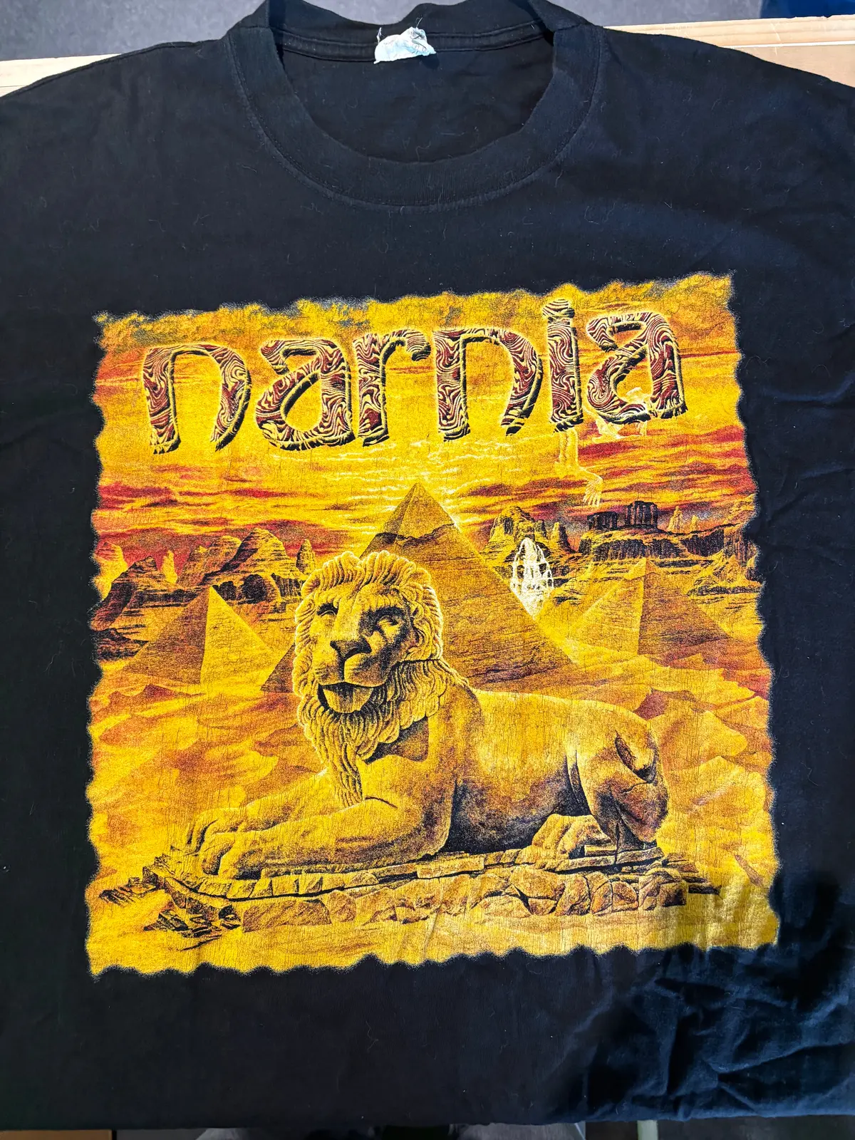 2000S Narnia Desert Land World Tour T-Shirt, Black, Xl 1