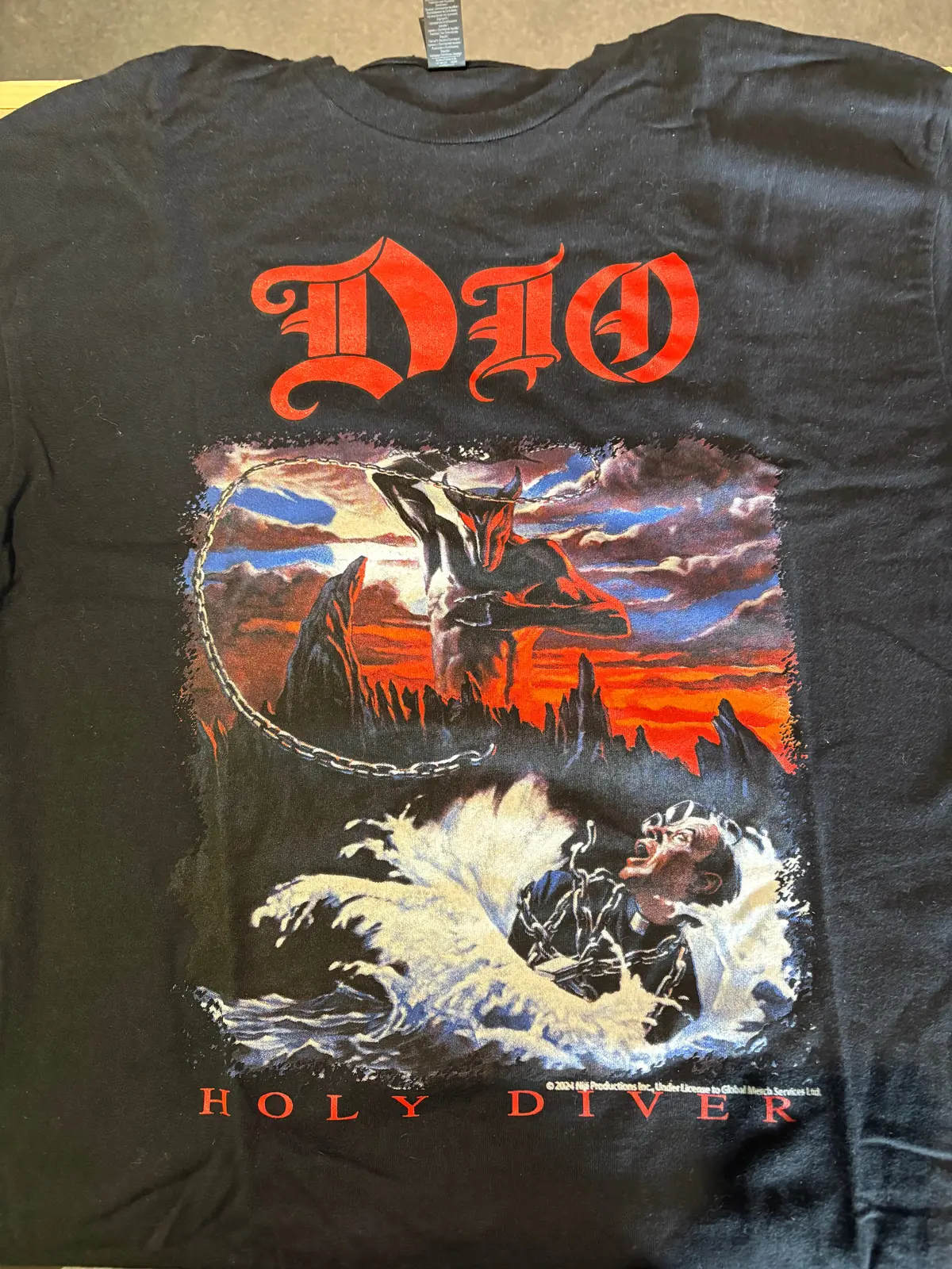 Dio Holy Diver T-Shirt, Black, L 1