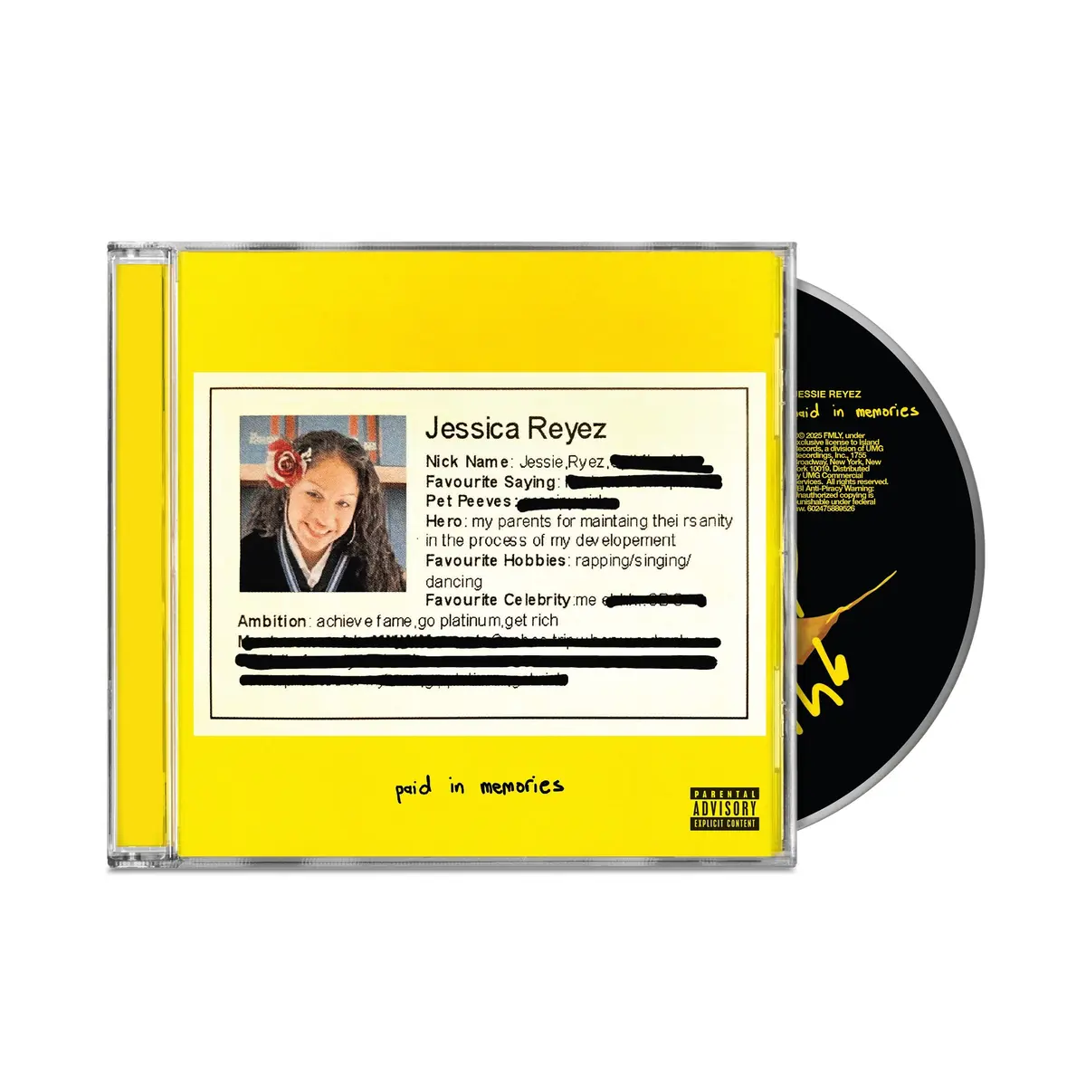 Jessie Reyez- Paid In Memories (Cd) 1
